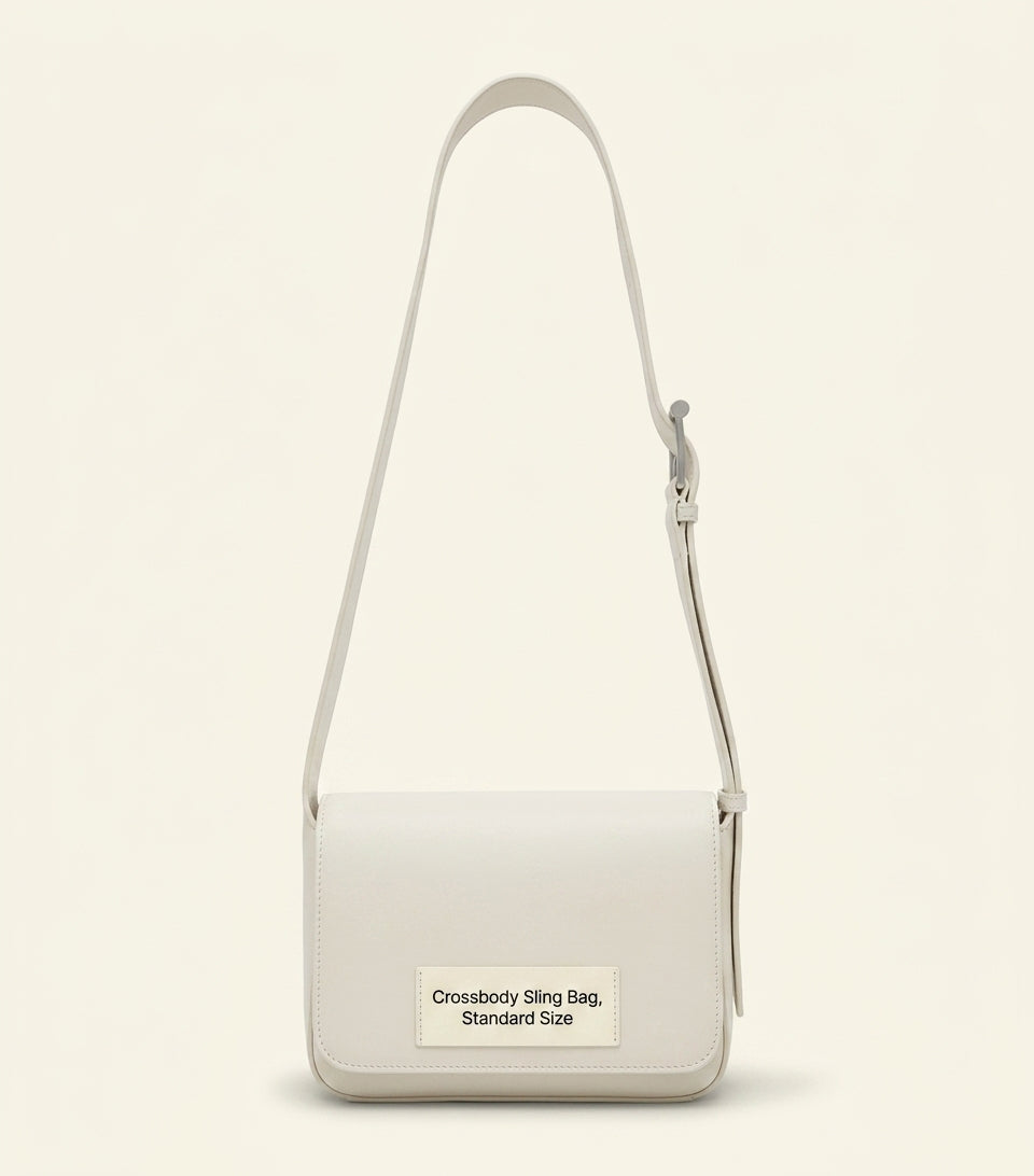 McQueen leather T-Bar sling cross-body bag (British brand)