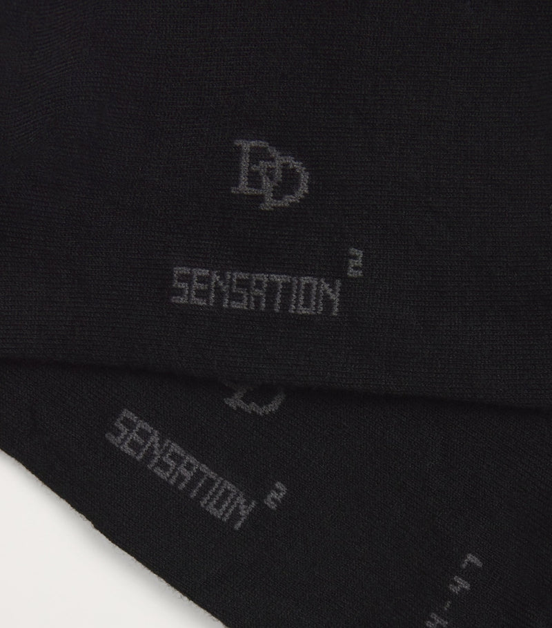Doré Doré merino-cotton blend dress socks, UK version
