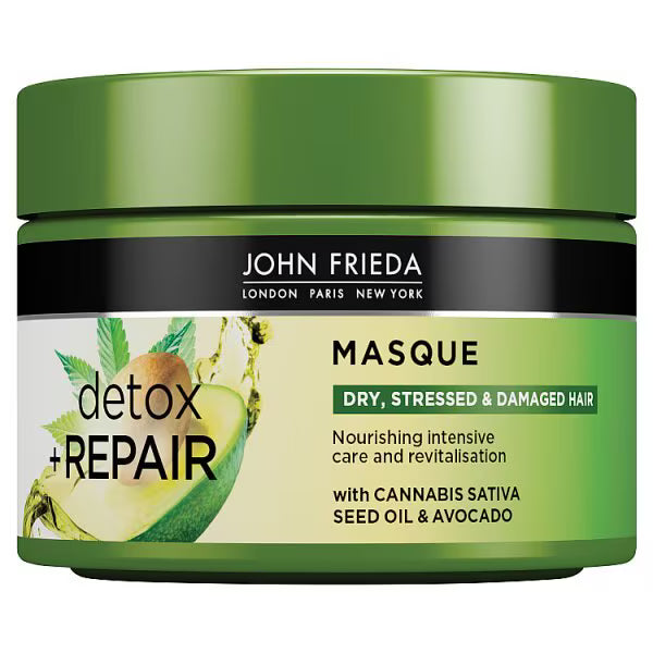 John Frieda Masque Détox & Réparation pour Cheveux 250ml, version UK