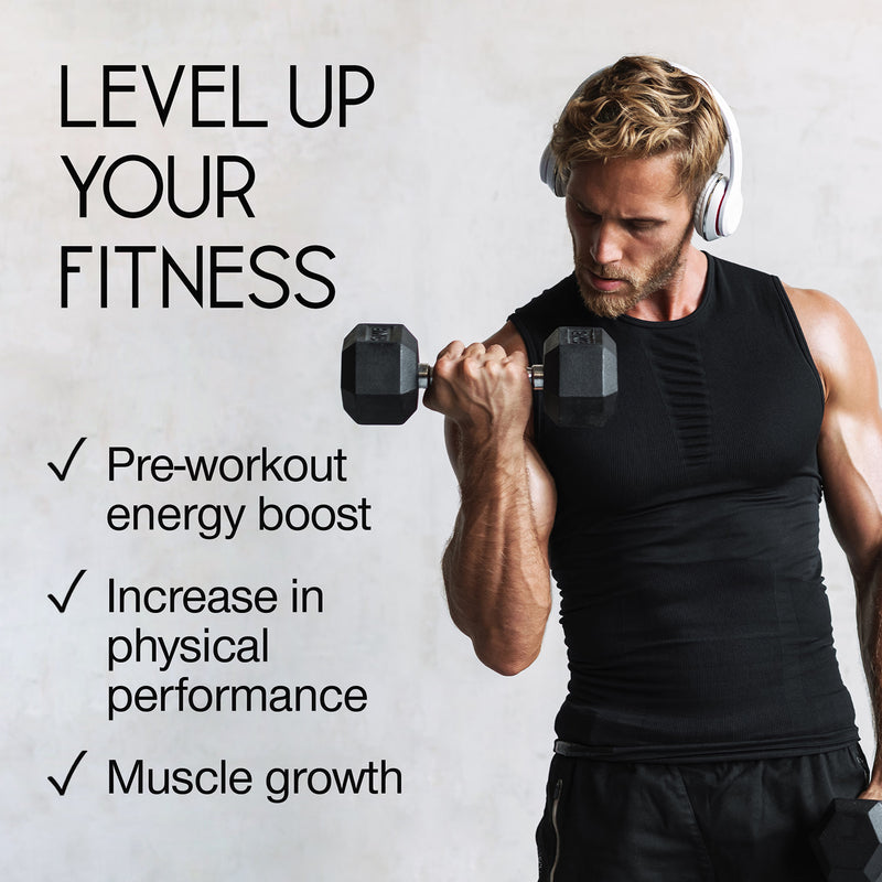 SuperSelf Creatine Monohydrate 3000mg capsules, imported from the UK