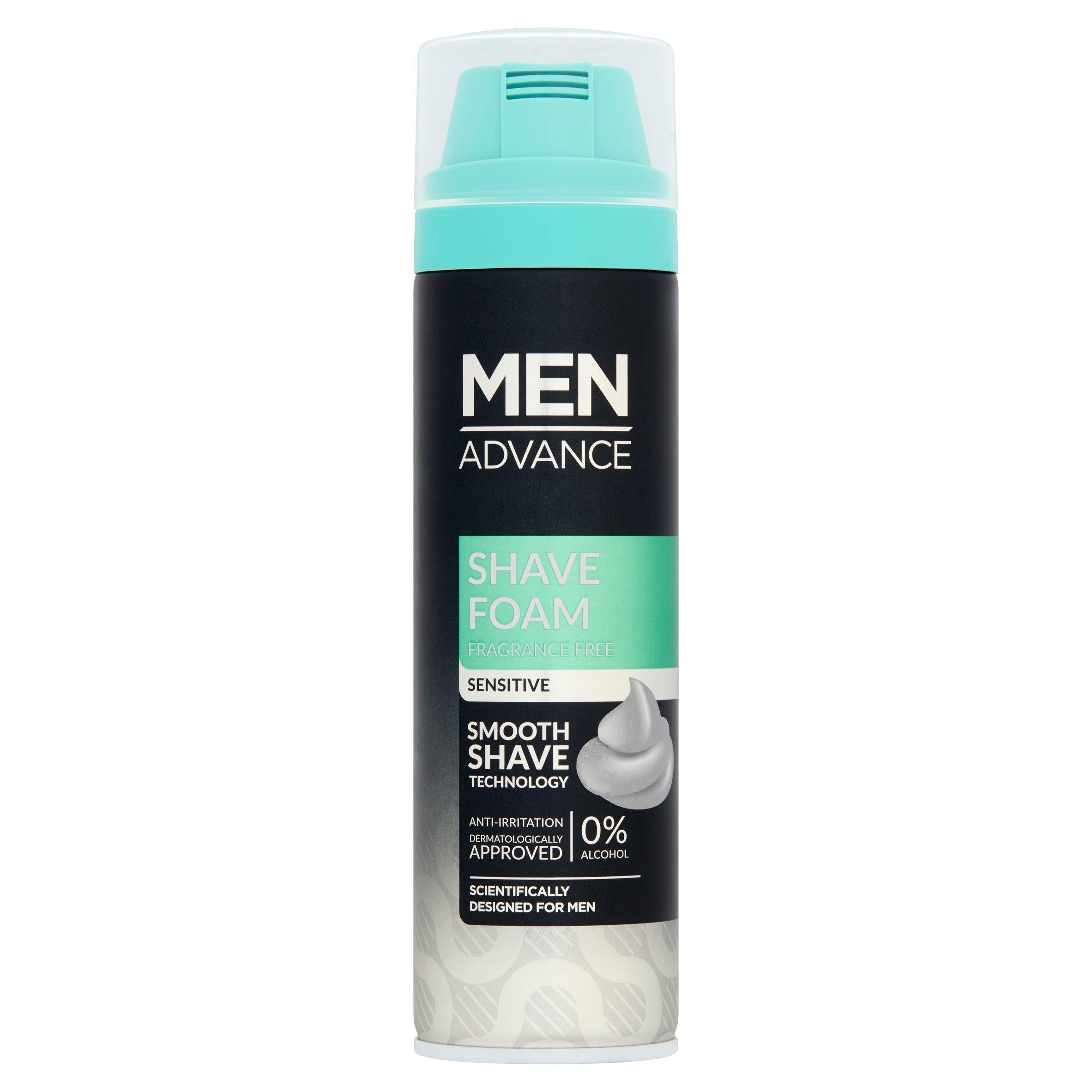 Sainsbury's Mens Sensitive Shave Foam 250ml GOODS Sainsburys   