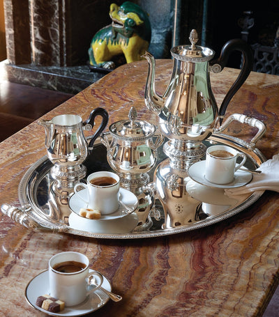 Carafe à crème Christofle plaquée argent Malmaison