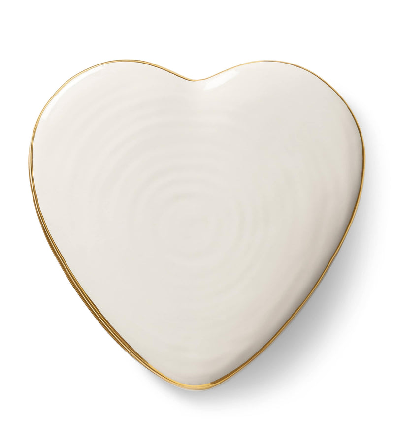Aerin shagreen heart jewellery box - British product