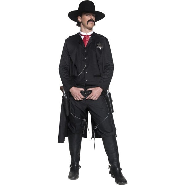 Smiffys western sheriff costume black British brand