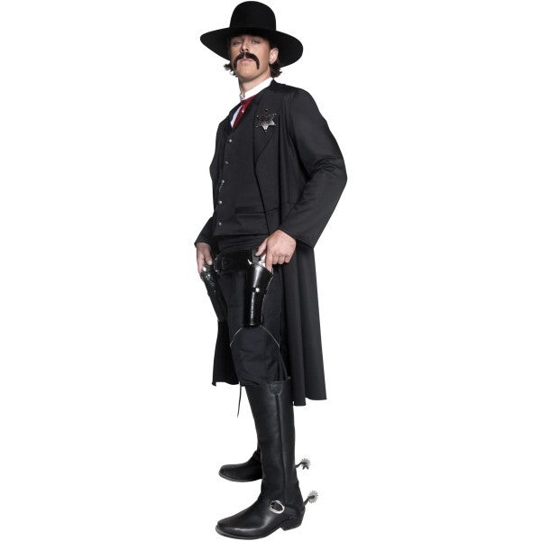 Smiffys western sheriff costume black British brand