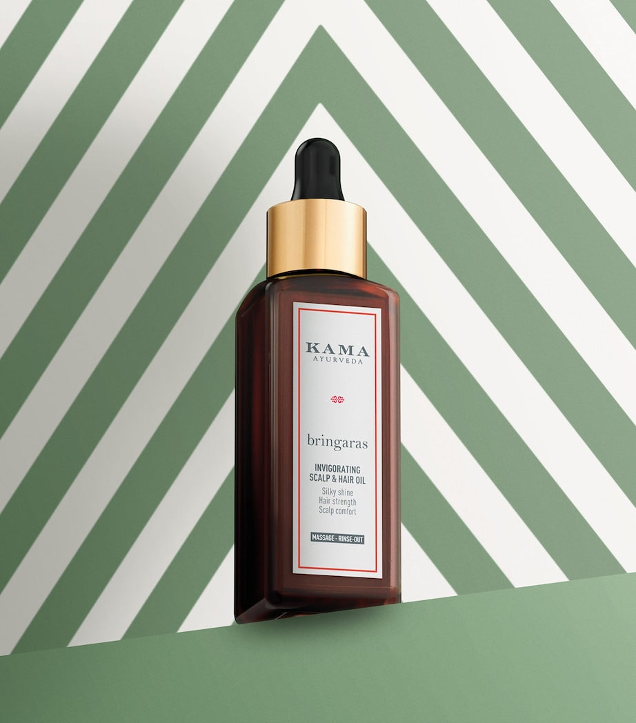 Kama Ayurveda Bringaras invigorating scalp and hair oil 100ml, UK version