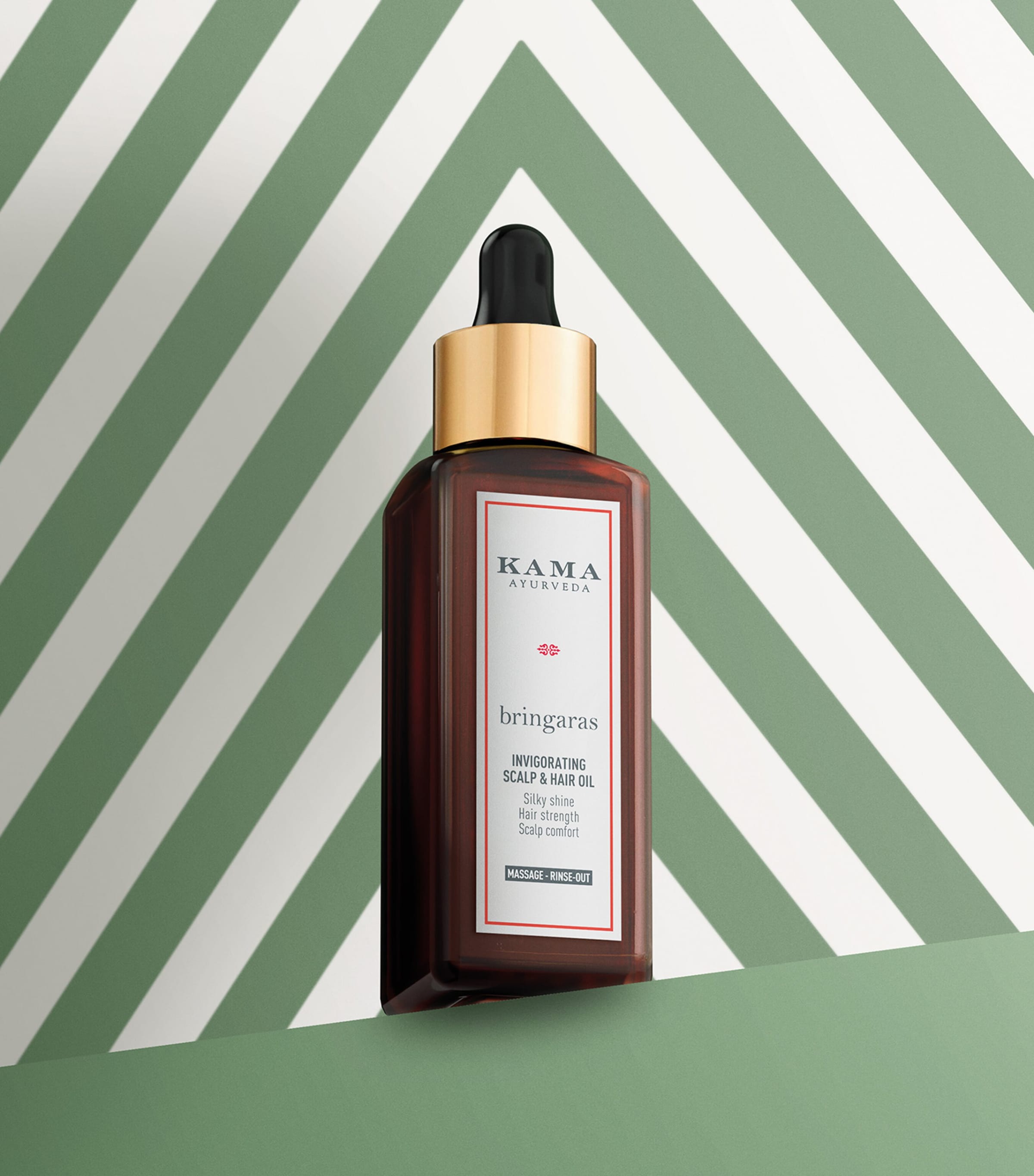 Kama Ayurveda Bringaras invigorating scalp and hair oil 100ml, UK version