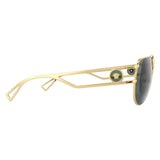 Versace VE2225 gold unisex sunglasses - British product