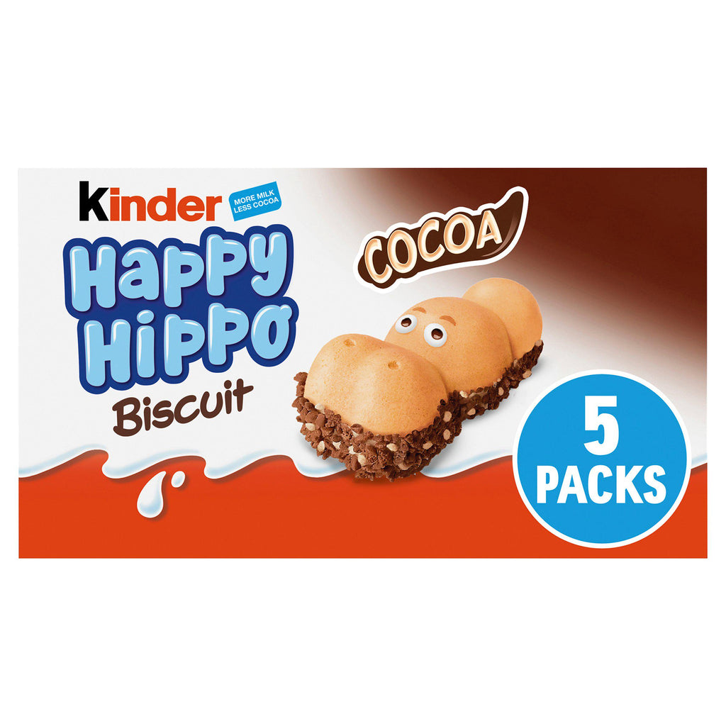 Kinder Happy Hippo Chocolate Cream Biscuits Multipack 5x20.7g