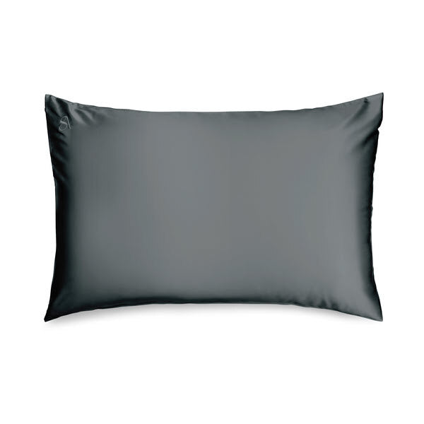Silk Addict mulberry silk pillowcase charcoal 75x50cm, UK version