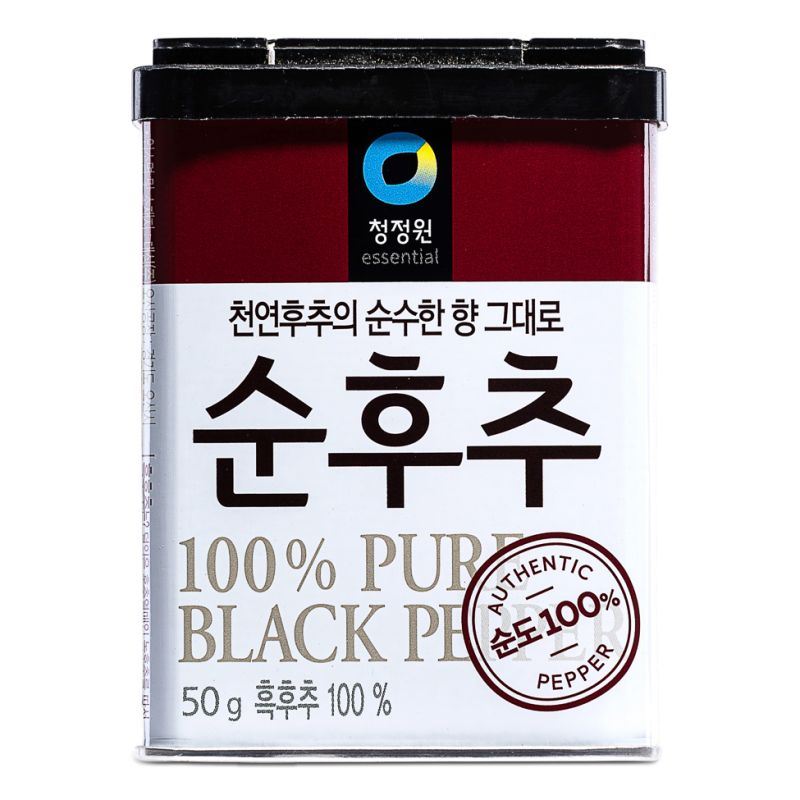 Chung Jung One 100% pure black pepper powder, imported from the UK