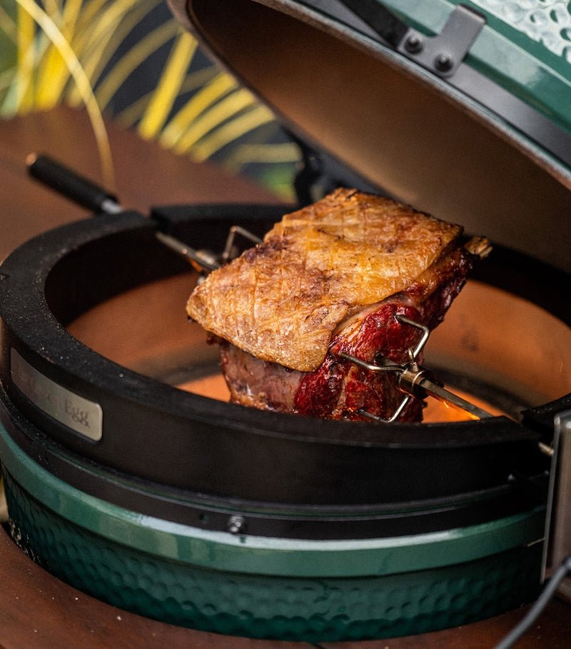 Big Green Egg XL rotisserie - British product
