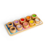 Bigjigs Toys Wooden Rainbow Sensory Board GOODS Superdrug   