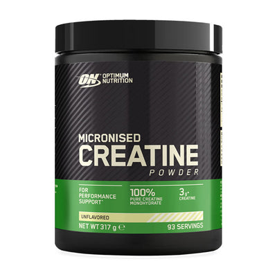 Holland & Barrett Optimum Nutrition Micronised Creatine Monohydrate Unflavoured Powder 317g- Buy online at McGrocer