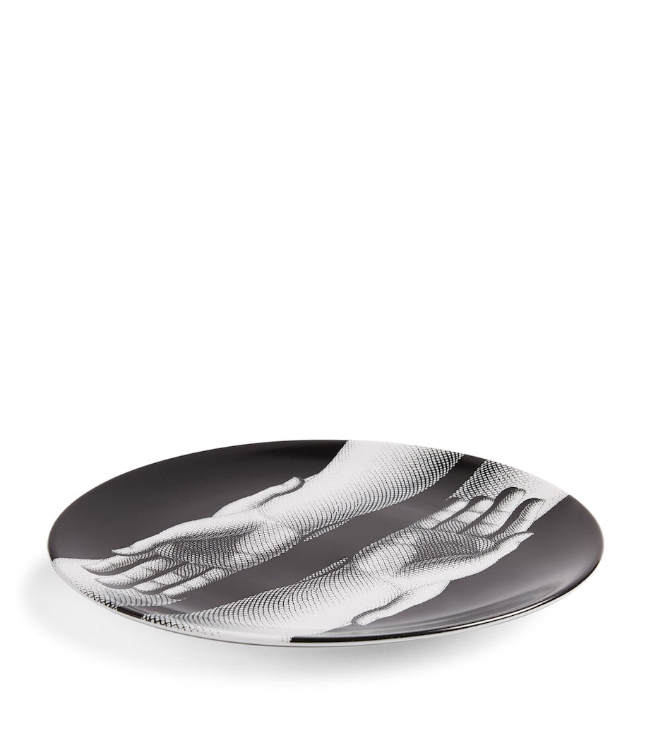 Fornasetti Mani Plate 30cm porcelain hand motif, UK version