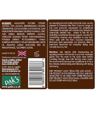 Superdrug Pak's Coconut Milk Hydrating Conditioner – Jetzt online bei McGrocer kaufen