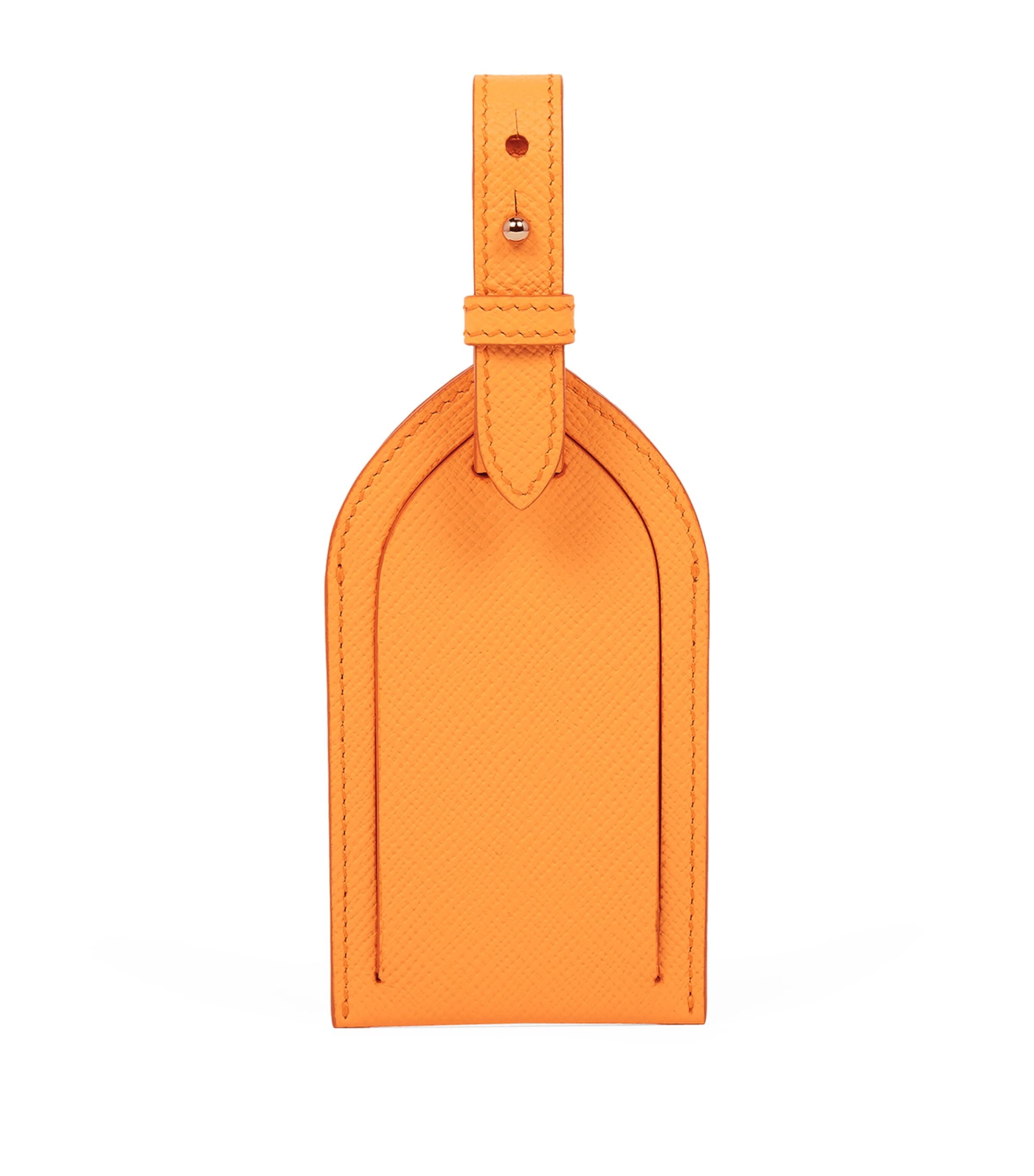 Smythson Calfskin Panama Luggage Tag (British brand)