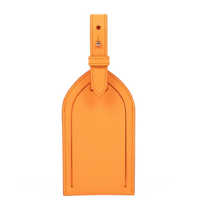Harrods Étiquette de bagage Panama en cuir de veau Smythson - Acheter en ligne chez McGrocer