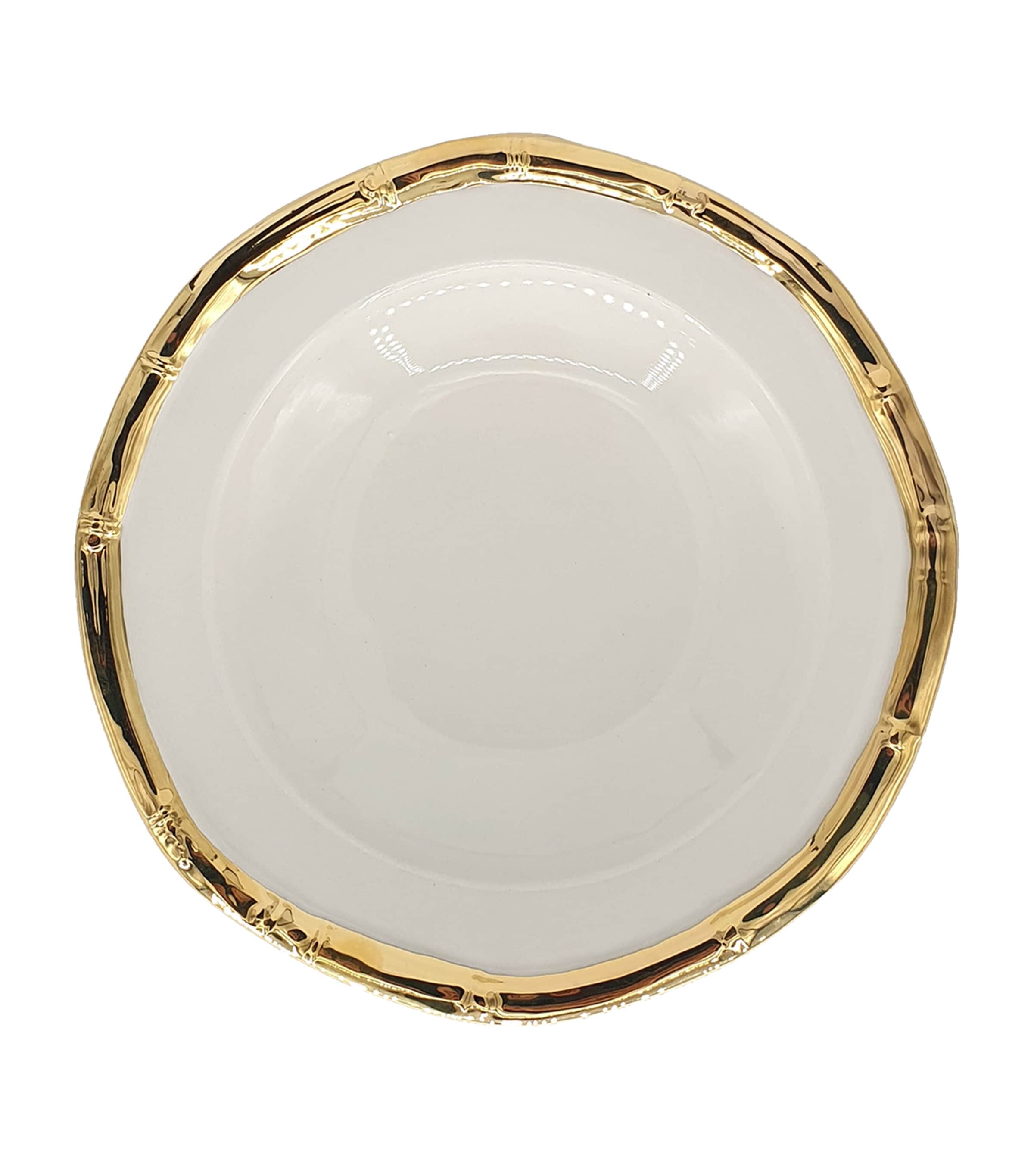 Les Ottomans ceramic bamboo pasta bowl 32cm, UK version