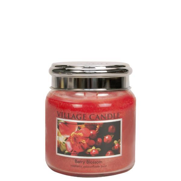 Village Candle Berry Blossom glass jar candle (British brand)