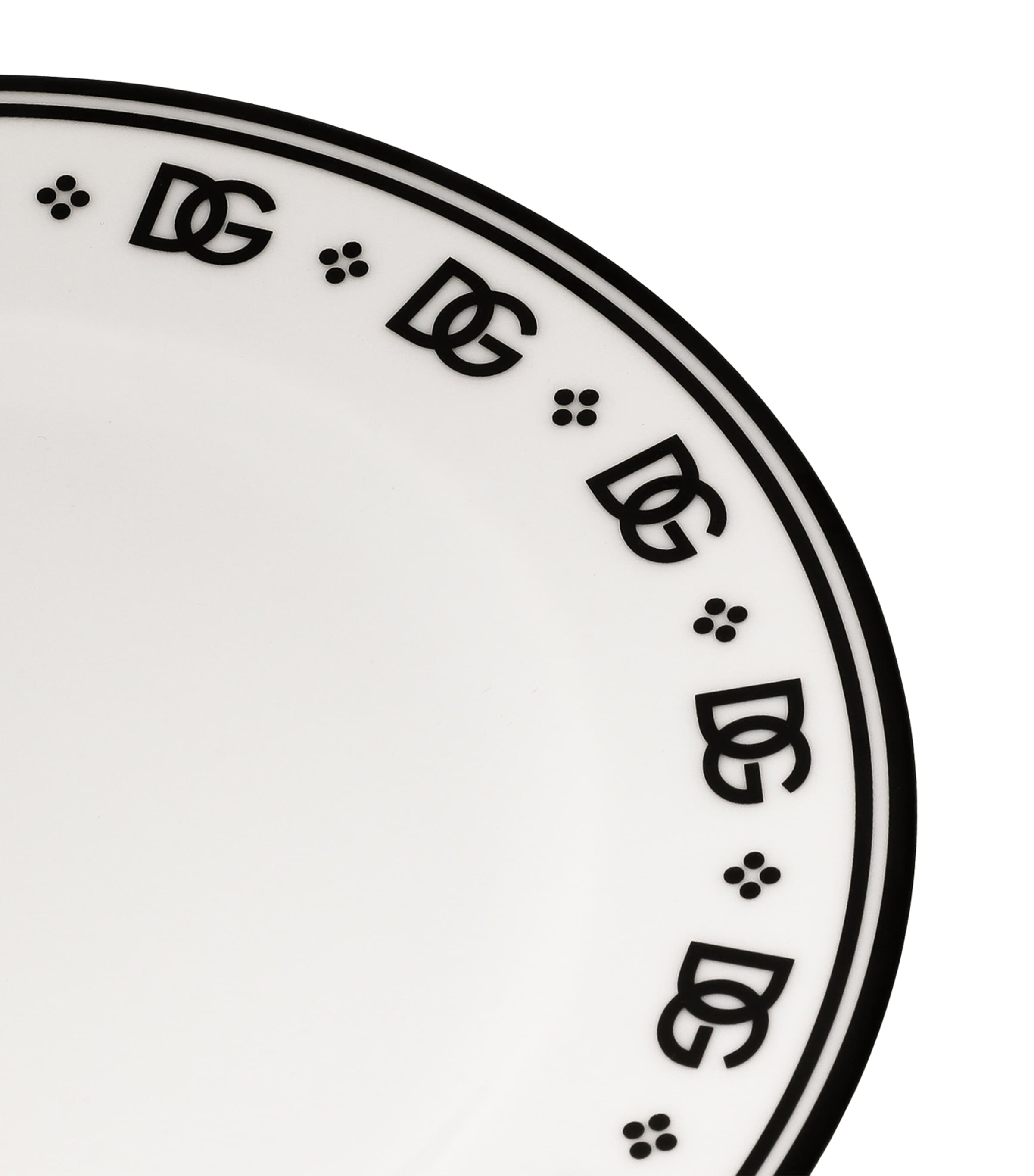 Dolce&Gabbana DG Logo porcelain plates 21cm - British product