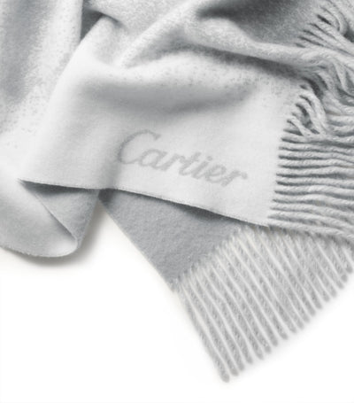 Harrods Cartier Cashmere Reflekterende Panthère de Cartier Kastepledd 190cm x 140cm - Kjøp online hos McGrocer
