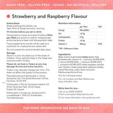 Symprove strawberry and raspberry gut health drink 4x500ml (British brand)