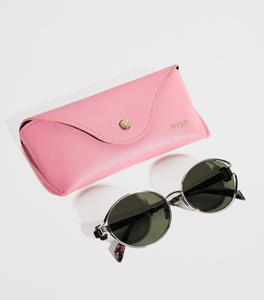 Maje metal round sunglasses, imported from the UK