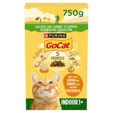 Go-Cat Indoor Dry Cat Food Chicken & Garden Greens 750g Dry cat food Sainsburys   