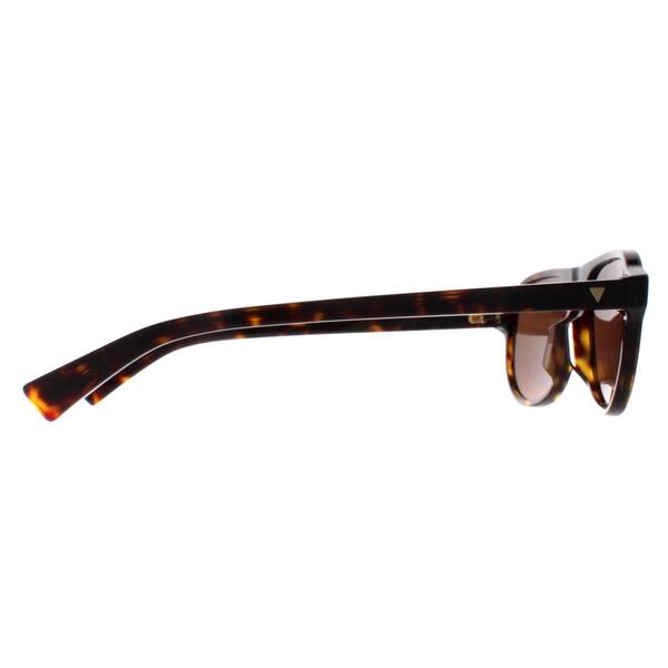 Bottega Veneta BV1292S Havana Brown unisex sunglasses, imported from the UK