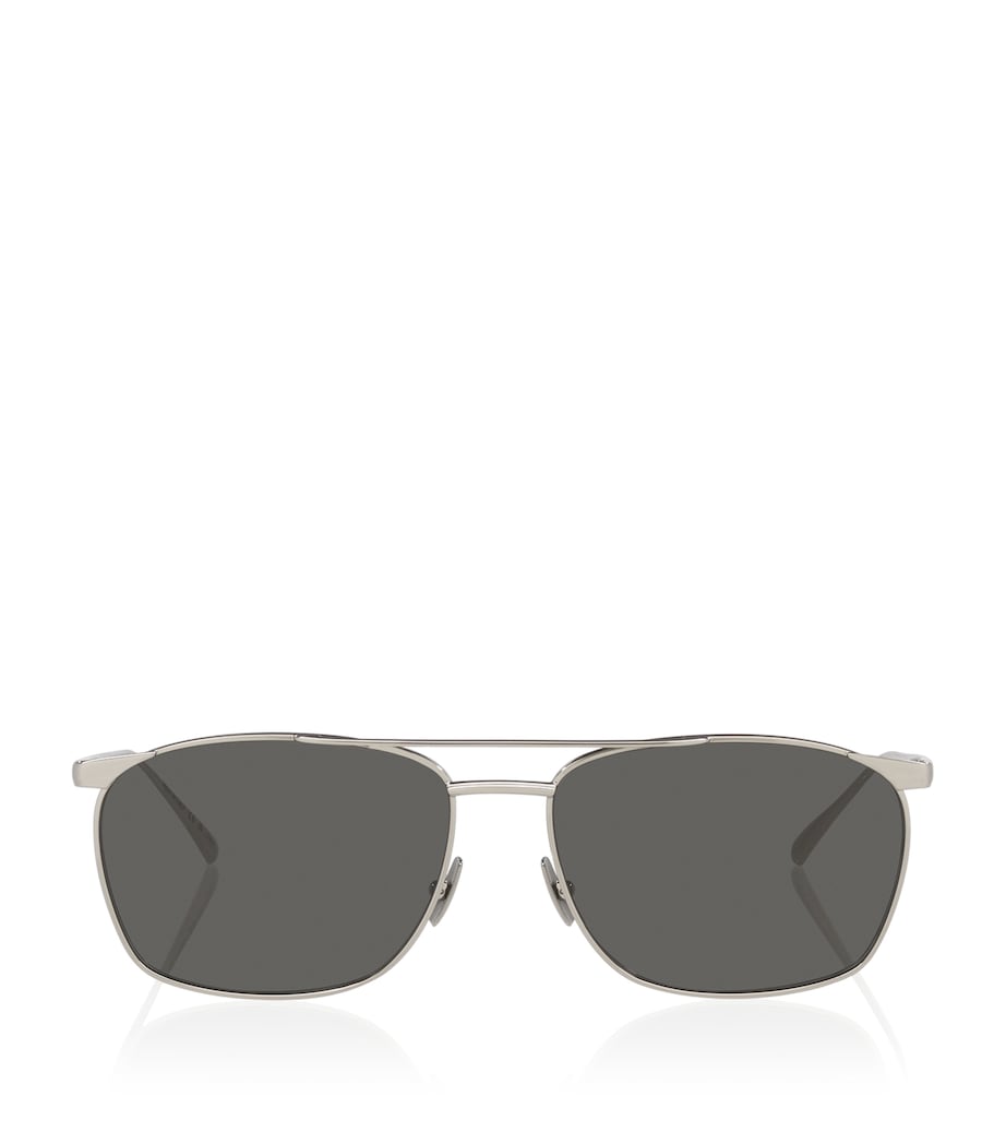Saint Laurent metal pilot sunglasses, UK version
