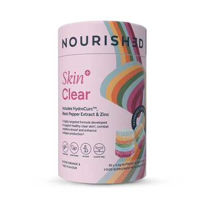 Holland & Barrett Nourished Skin+ Clear Nutrient Stacks 30 Gummies- Buy online at McGrocer