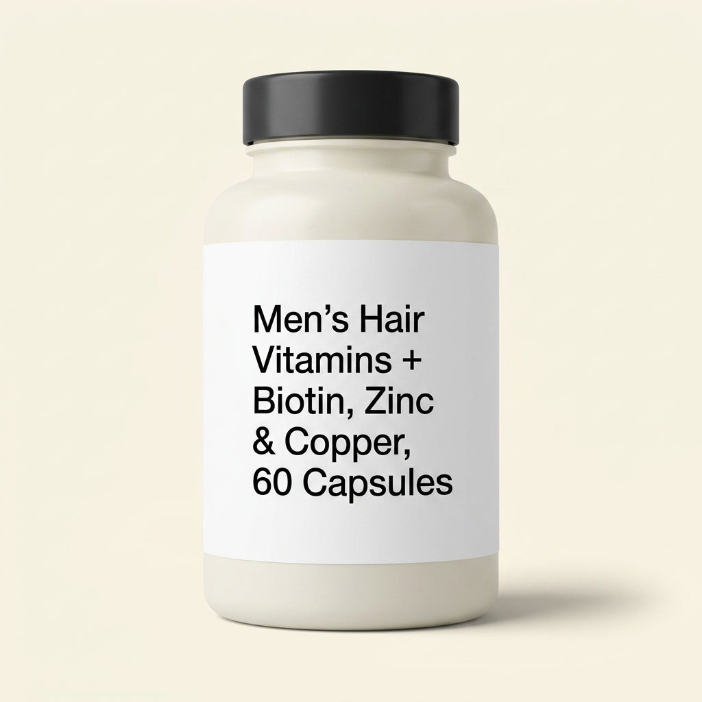 Holland & Barrett Men's Hair Vitamin 60 Capsules, imported from the UK