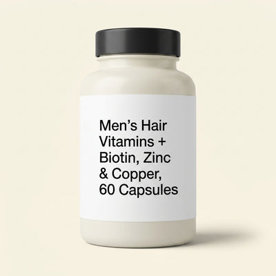 Holland & Barrett Holland & Barrett Men's Hair Vitamin Daily Supplement 60 Capsules- Buy online at McGrocer