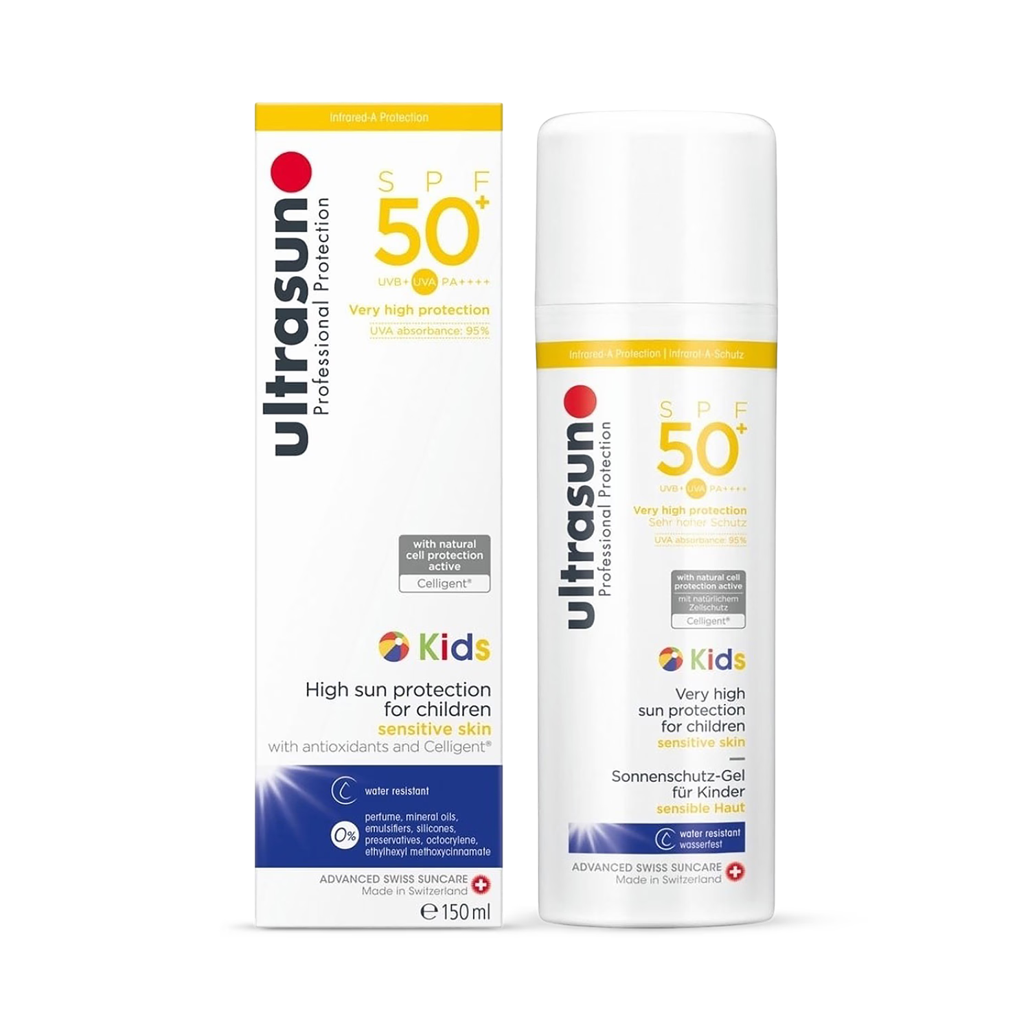 Ultrasun Kids SPF 50+ sunscreen 150ml, UK version