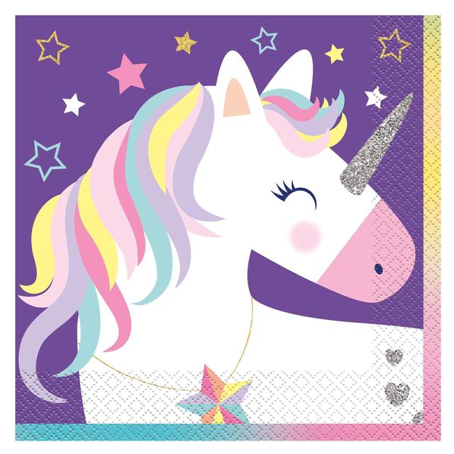 Magic Unicorn Paper Napkins   16 per pack