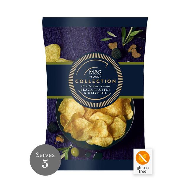 M&S Collection Truffle & Olive Oil Crisps   150g