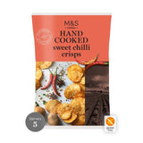 M&S Sweet Chilli Hand Cooked Crisps   150g GOODS M&S   