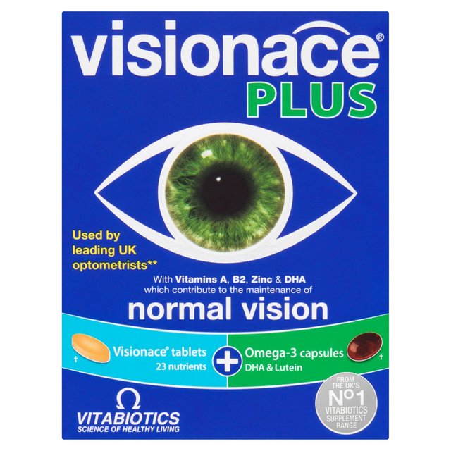 Vitabiotics Visionace Plus Tablets   2 x 28 per pack GOODS M&S   