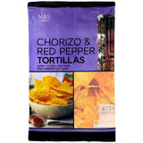 M&S Chorizo & Red Pepper Tortilla Chips   200g GOODS M&S   