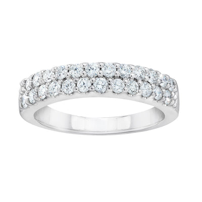 Costco UK Costco 0.70ctw Round Brilliant Cut Diamond Ring 14ct White Gold Ring Size N- Buy online at McGrocer