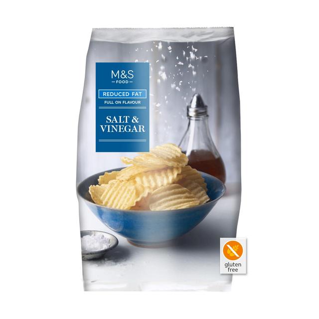 M&S Reduced Fat Salt & Vinegar Crisps   150g