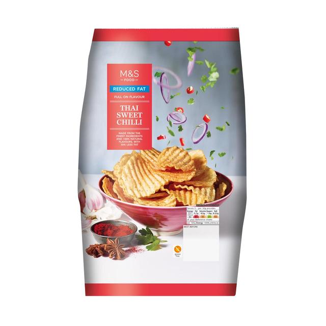 M&S Reduced Fat Thai Sweet Chilli Crisps   150g