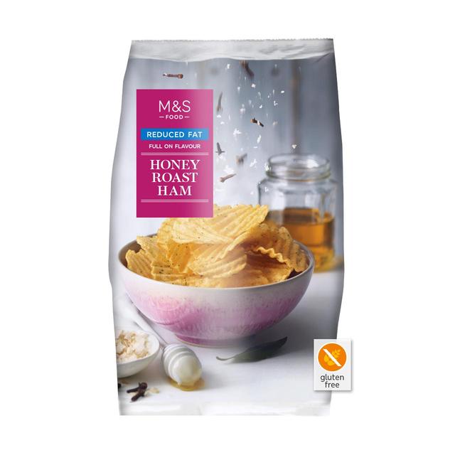 M&S Reduced Fat Honey Roast Ham Crisps   150g GOODS M&S   