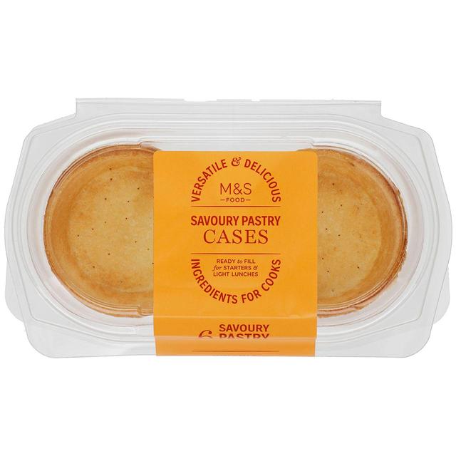 Cook With M&S 6 Savoury Pastry Cases   102g GOODS M&S   