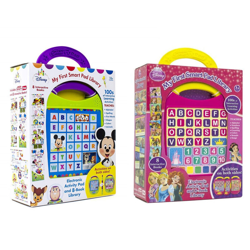 Disney Smart Pad Library 8 books electronic activity pad, UK version
