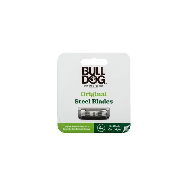 Bulldog Original Steel Razor Blades   4 per pack GOODS M&S   