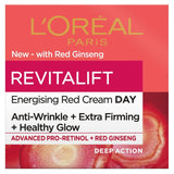 L'Oreal Paris Revitalift Energising Red Ginseng Day Cream   50ml