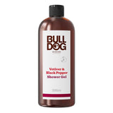 Bulldog Skincare - Black Pepper & Vetiver Shower Gel   500ml GOODS M&S   