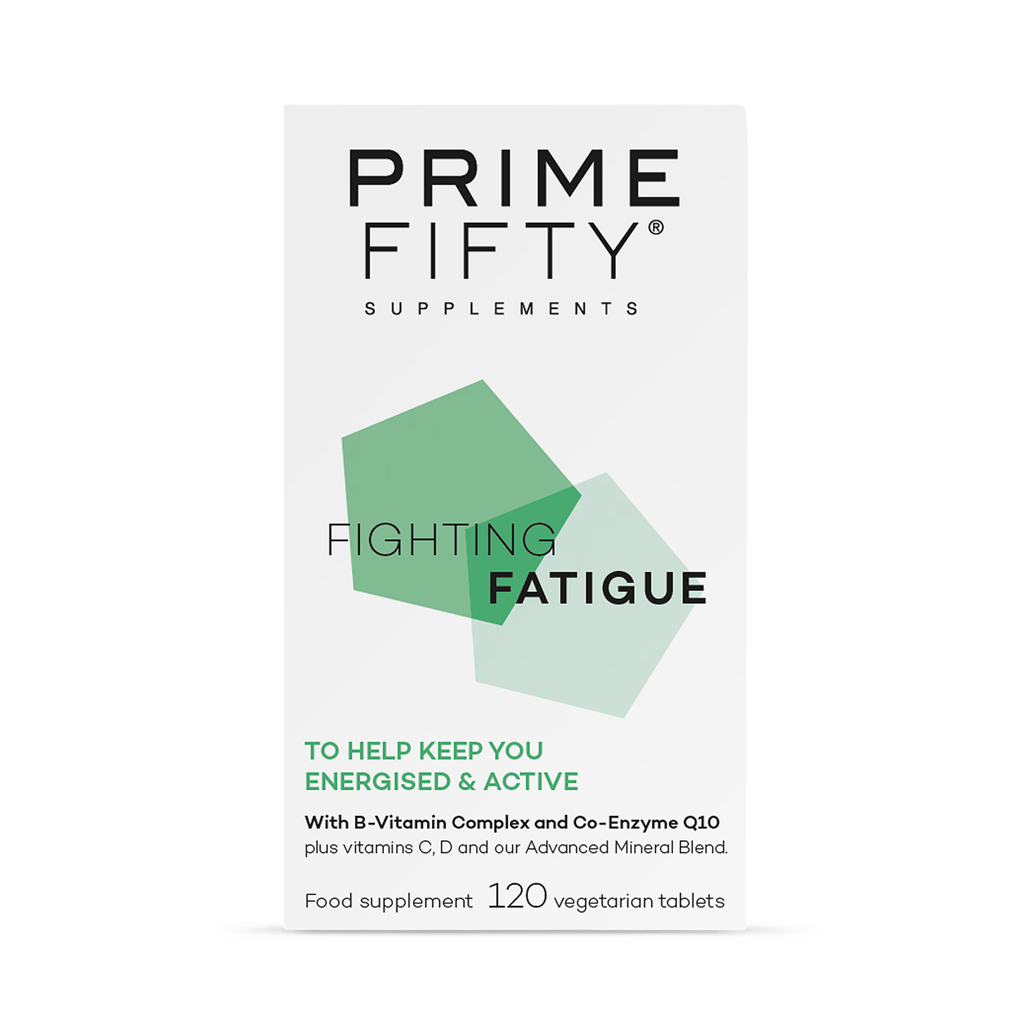 Fighting Fatigue multivitamin tablets 120 count, imported from the UK